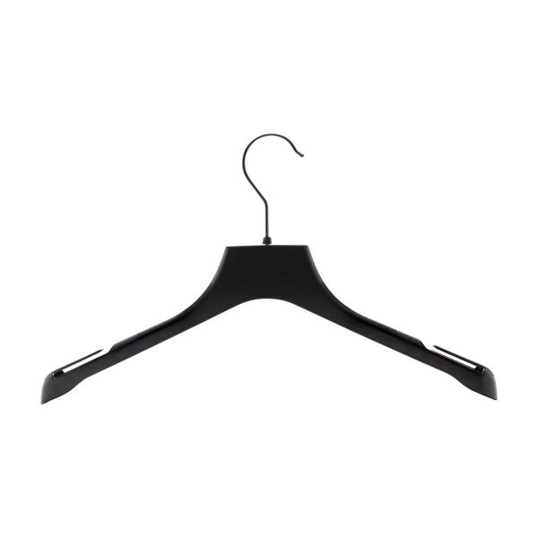 ECO Kleiderbügel aus Kunststoff, schwarz 42 cm, TOP4