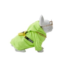 Deko-Hund Französische Bulldogge, Kevin 3W sitzend matt-weiß