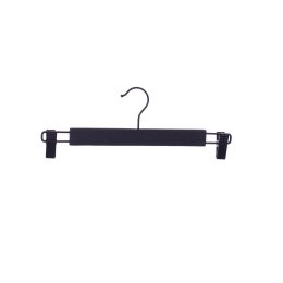 SOFT TOUCH Hosenbügel schwarz HPC38_PUBL_BL (100-Pack)