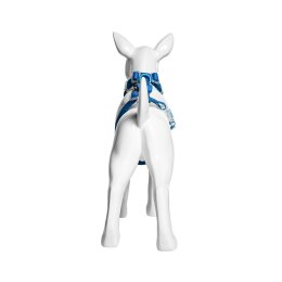 Deko-Hund Jos W, stehend matt-weiß