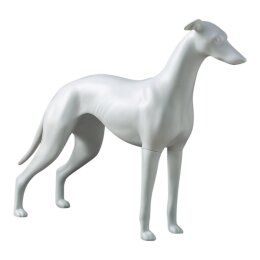 Dog-mannequin "greyhound" LT, standing white