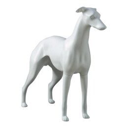 Dog-mannequin "greyhound" LT, standing white