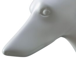 Dog-mannequin "greyhound" LT, standing white