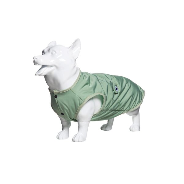 Deko-Hund KJW, stehend matt-weiß