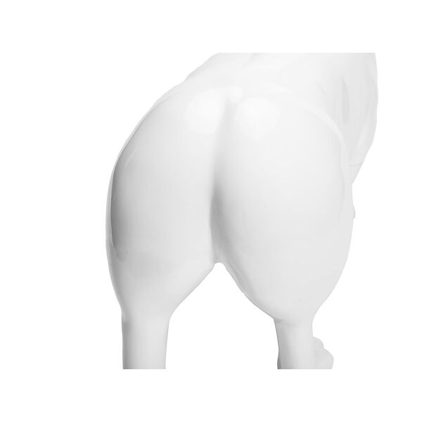 Dog-mannequin KJW, standing matt-white