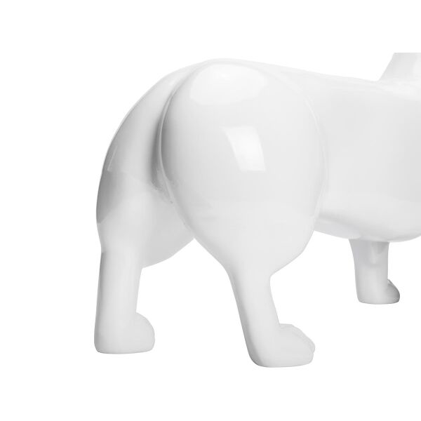 Dog-mannequin KJW, standing matt-white
