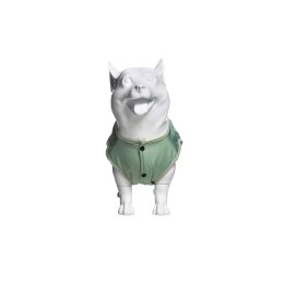 Deko-Hund KJW, stehend matt-weiß