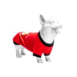 Deko-Hund KJW, stehend matt-weiß