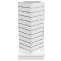GONDOLA drehbare Lamellen-Säule 60x60x130 schwarz