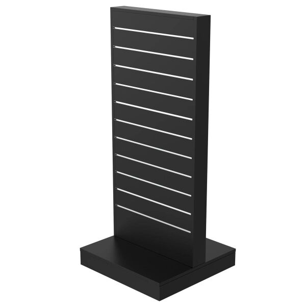 GONDOLA Lamellen-Mittelraumelement T-Form, 69x60x132cm inkl. Rollen schwarz