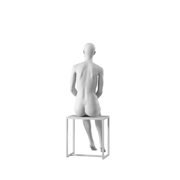 SINCERE Damenfigur SINFM004 mattweiss, sitzend