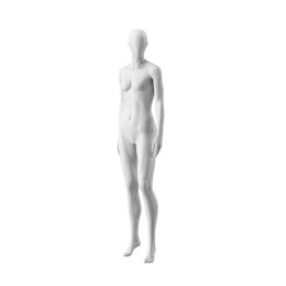SINCERE Damenfigur SINFM005 mattweiss inkl. Metallstandplatte mit Wadendorn