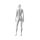 SINCERE Damenfigur SINFM005 mattweiss inkl. Metallstandplatte mit Wadendorn