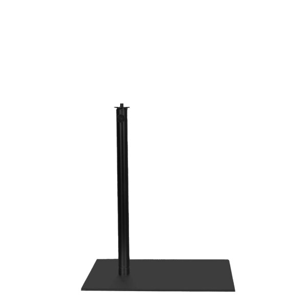 OXFORD Tisch-Standfuß schwarz mit Schraube, TF-1222_VBL