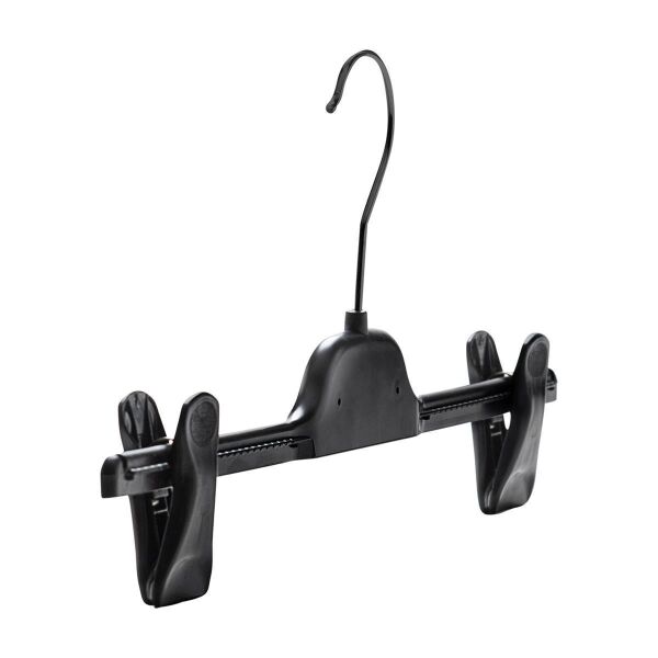 ECO Kleiderbügel, Rock und Hosenbügel (PM) schwarz verzinkt PM46, 46 cm