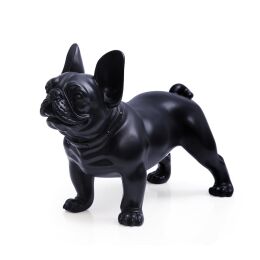 Dog mannequins Tyka A, standing matt-black