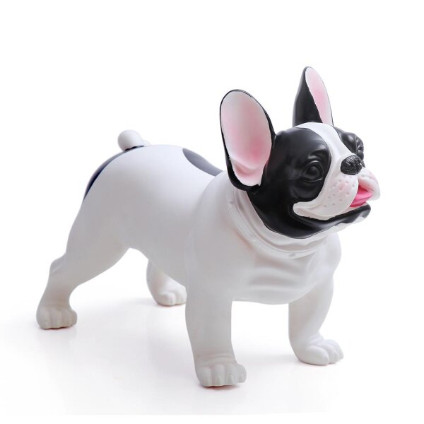 Dog mannequin Tyke W, standing matt-white