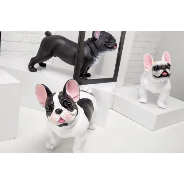 Dog mannequin Tyke W, standing matt-white