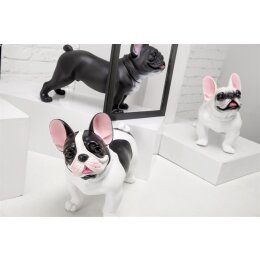 Dog mannequin Tyke W, standing matt-white