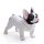 Dog mannequin Tyke W, standing matt-white