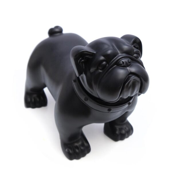 Dog mannequin Taz-2, standing matt-black