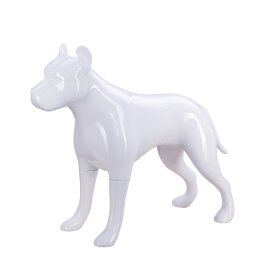 Deko-Hund G9 stehend matt-weiß