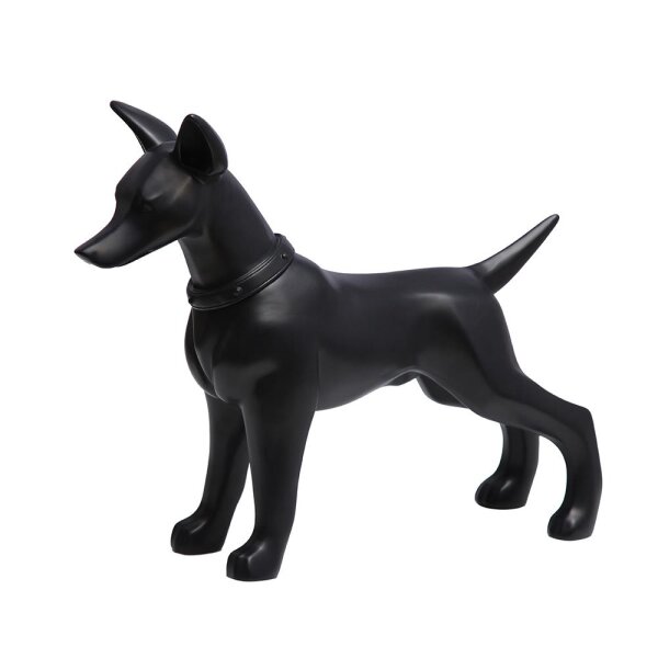 Deko-Hund Bolt B, stehend matt-schwarz