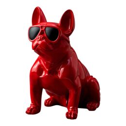 Dog mannequin Kevin 5R, standing red