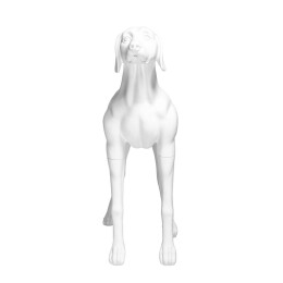 Dog mannequin G6 standing matt-white