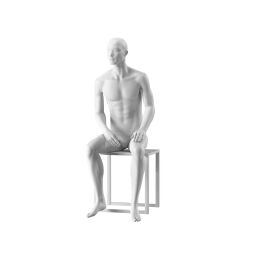 OUTREACH Herrenfigur OUTM304 mattweiss, sitzend