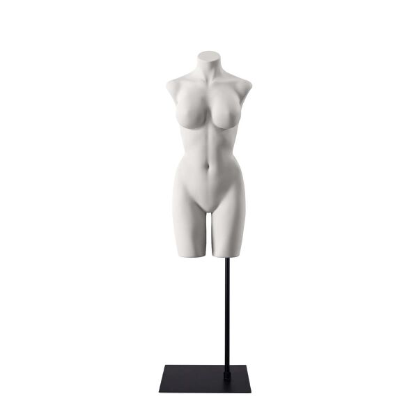 SENSUAL Standfuß dezentral rechteckig 30x40 cm, Schwarz, Höhe 110 cm, STFBLE_BL3040
