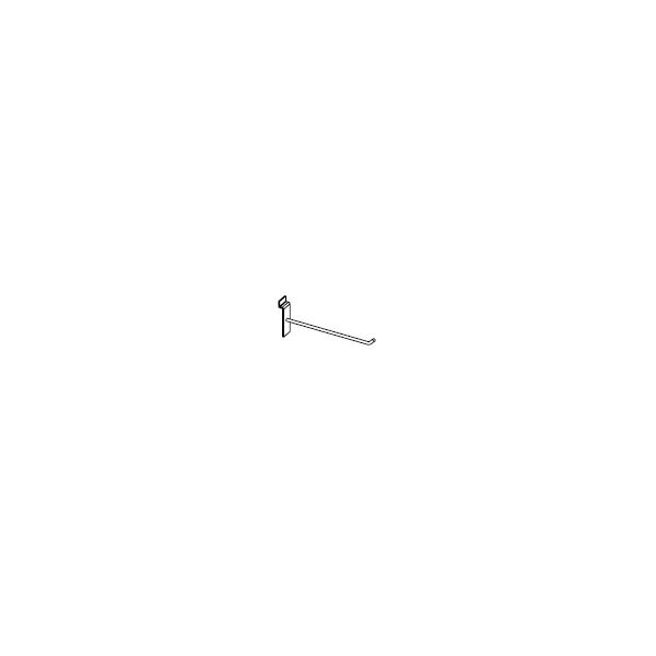 HI RETAIL Einfachhaken verchromt, 6mm dick, L.15 cm, DGPB15