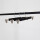 LOTUS Kleiderbügel Hosenbügel schwarz, Haken und Clips vernickelt, L34cm, HPC34_BL_N