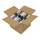 LOTUS Kleiderbügel Hosenbügel schwarz, Haken und Clips vernickelt, L34cm, HPC34_BL_N