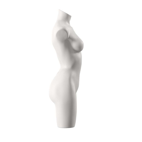 SENSUAL Unterwäschen-Torso, Dame mit B-Cup, SENF001 matt-weiß