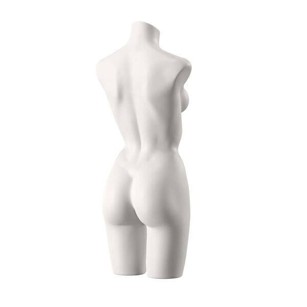 SENSUAL Unterwäschen-Torso, Dame mit B-Cup, SENF001 matt-weiß
