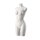 SENSUAL Unterwäschen-Torso, Dame mit B-Cup, SENF001 matt-weiß