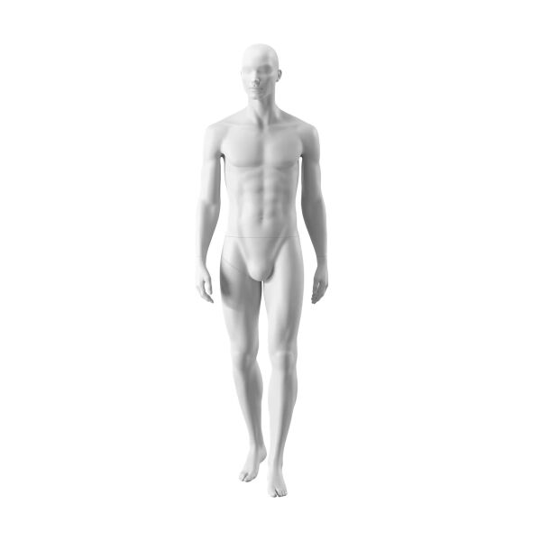 OUTREACH male figure OUTFM301 matt white, standing