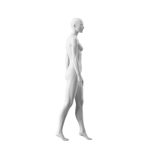 OUTREACH female figure OUTF003 matt white, standing