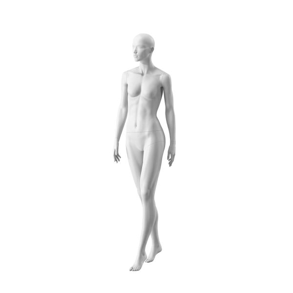 OUTREACH female figure OUTF003 matt white, standing
