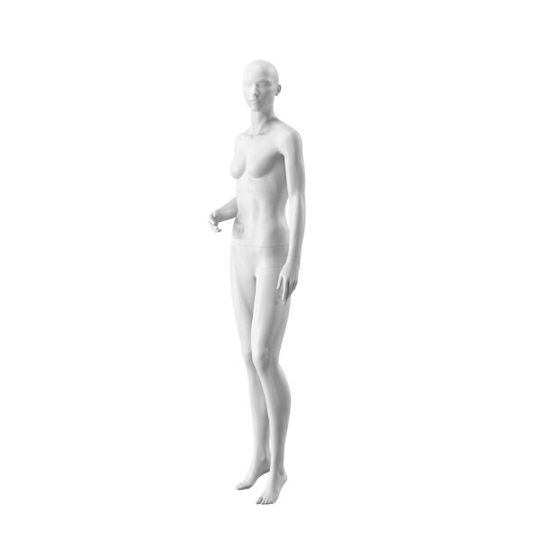 OUTREACH female figure OUTF006 matt white, standing