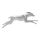 Decorative hunting dog G13, matt white incl. stand (on pre-order)