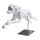 Decorative hunting dog G13, matt white incl. stand (on pre-order)