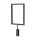 SMART information sign DIN A5 for clothes rack, black