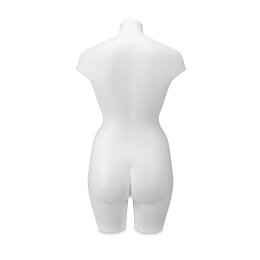 OXFORD female torso Plus Size, white, 91 cm height, 2005DET_WH