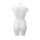 OXFORD female torso Plus Size, white, 91 cm height, 2005DET_WH