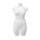 OXFORD female torso Plus Size, white, 91 cm height, 2005DET_WH