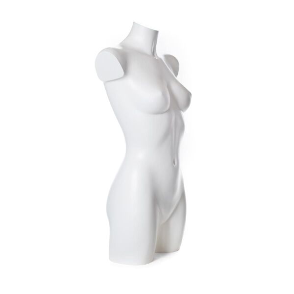 OXFORD Damen-Torso lang weiß mit B-Cup, 2005D_WH