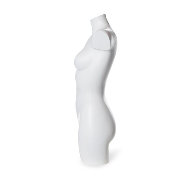 OXFORD Damen-Torso lang weiß mit B-Cup, 2005D_WH