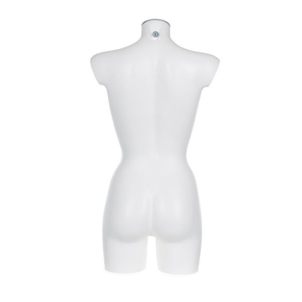 OXFORD Damen-Torso lang weiß mit B-Cup, 2005D_WH